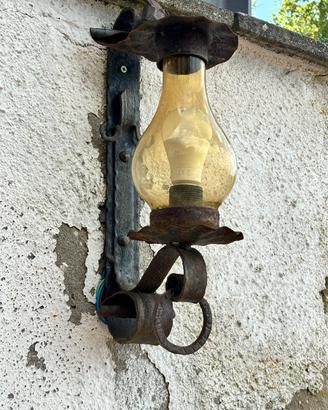 Lampade in ferro battuto x esterno