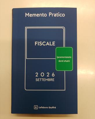 Memento Fiscale settembre 2026