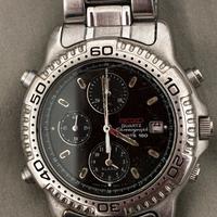 Orologio Seiko Cronografo Acciaio –  Da Riparare