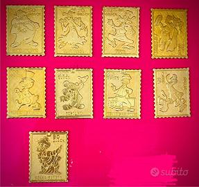 DISNEY - OPERAZIONE QUACK francobolli metallici