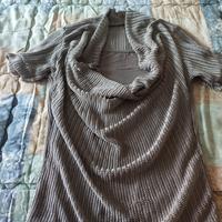 maglietta fresca estiva beige retata taglia M