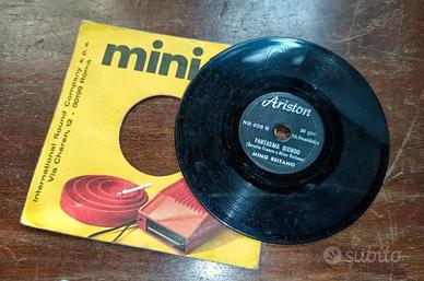 Mini Disco Vinile 10 Mino Reitano Fantasma Biondo
