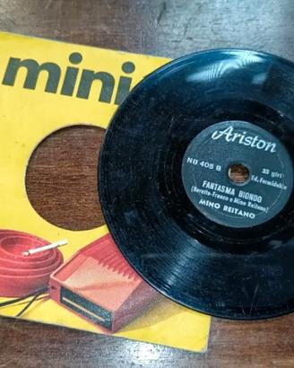 Mini Disco Vinile 10 Mino Reitano Fantasma Biondo
