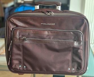 trolley da lavoro della Piquadro in pelle