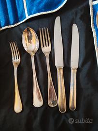 CALEGARO 47 POSATE PLACATE ARGENTO 