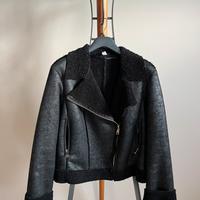 Giacca effetto scamosciato