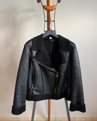 Giacca effetto scamosciato