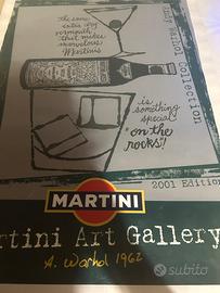 Manifesto telato originale martini andy warhol