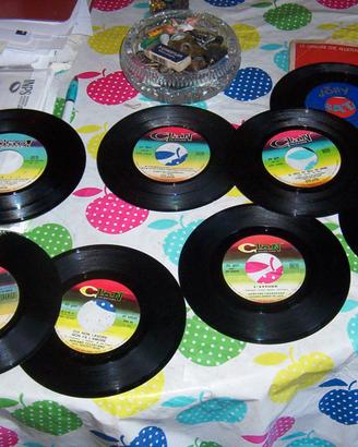 8 DISCHI VINILE 45 GIRI ADRIANO CELENTANO