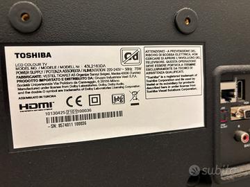 Televisore Toshiba 43 pollici