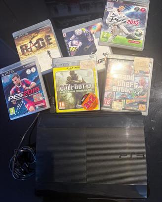 PlayStation 3 + 6 giochi