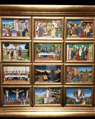 Quadro Miniature Codice Varia 124 – Vita di Gesù.