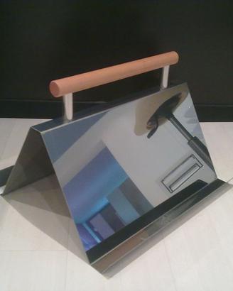 porta riviste inox