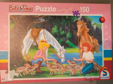 set di 5 puzzle 7+