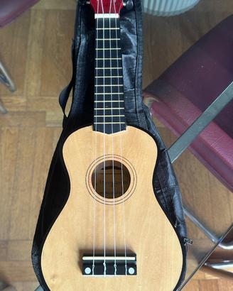 Ukulele Martin Smith UK-212 con custodia – rosso/n