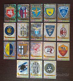 set 18 figurine scudetti serie A 2003 2004