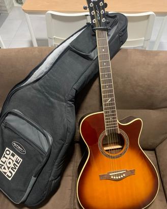 EKO GUITARS - ONE ST 018 CW EQ ETS VINTAGE BURST