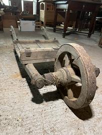 Carretto agricolo tirolese d’epoca a due ruote