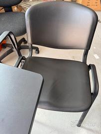 Sedia da ufficio con tavolo pieghevole