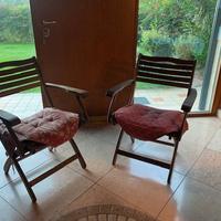 2 poltroncine da giardino o da interno