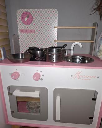 cucina giocattolo in legno per bambini 