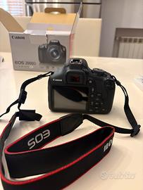 Canon Eos 2000D Nuova con due obbiettivi nuovi