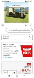 Gazebo 3x 4 come nuovo 