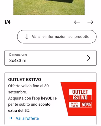 Gazebo 3x 4 come nuovo 