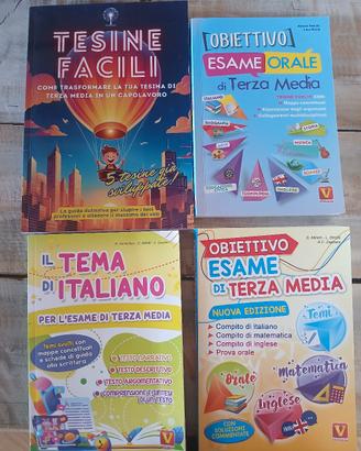 4 libri per esercitarsi per la prova d'esame 