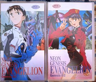 Vhs Neon Genesis Evangelion, Vol 1/2 con libretti