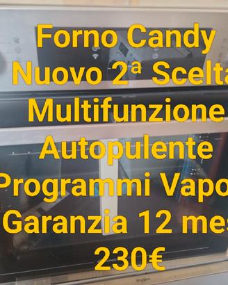 Forno Candy Nuovo 2ª Scelta Autopulente 