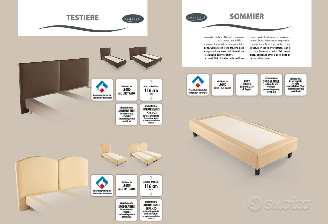 Subito - LA NUOVA FENICE ARREDAMENTI - Letto sommier ignifugo certificato  hotel b&b casa - Arredamento e Casalinghi In vendita a Lecce