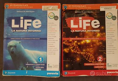 Libri di scienze prima e seconda media Life