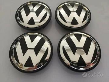 vw golf 5 6 7 passat tiguan, 4 coprimozzi 65 mm