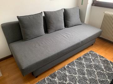Divano  letto grigio