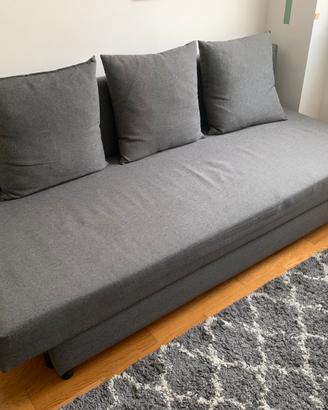 Divano  letto grigio