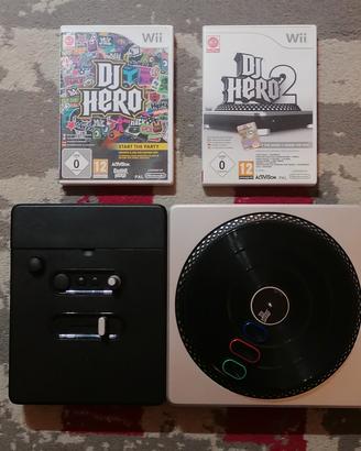 Piastra DJ Hero Wii + DJ Hero 1&2