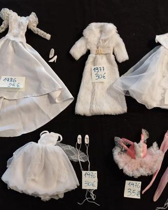 Abiti Barbie anni 60,70,80 originali