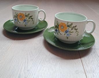 Coppia tazze da the vintage anni 70