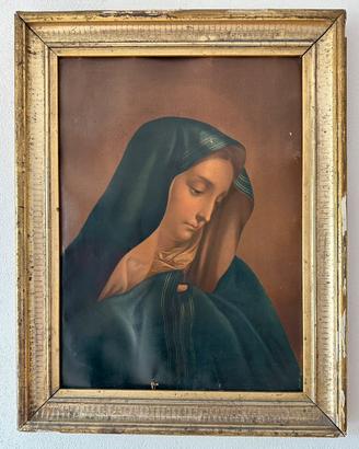 Riproduzione su tela della Madonna del dito