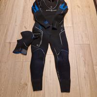 muta sub semistagna Iceland Aqualung 7mm taglia L