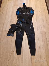 muta sub semistagna Iceland Aqualung 7mm taglia L
