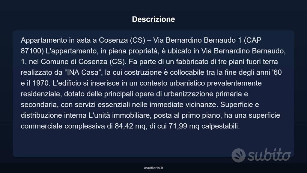 Appartamento – Cosenza, Città 2000 - Vista 4