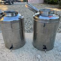 Contenitori in acciaio inossidabile con rubinetto