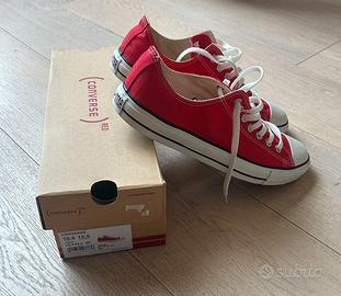 CONVERSE ALL STAR OX ROSSE TAGLIA 44,5