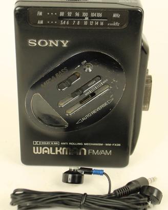 " Walkman " Radio lettore portatile " Sony ".
