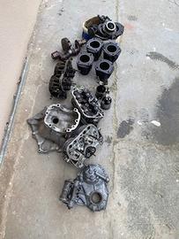 In blocco pezzi  di ricambio fiat 500
