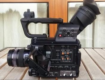 Telecamera Panasonic AF-101 con obiettivo Lumix