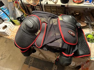 Kit protezioni per moto cross e montaibike