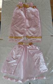 mantella e gonnellino costume di carnevale 